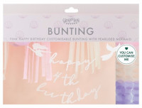 Vorschau: Be Mermaid personalisierbare Girlande 2m