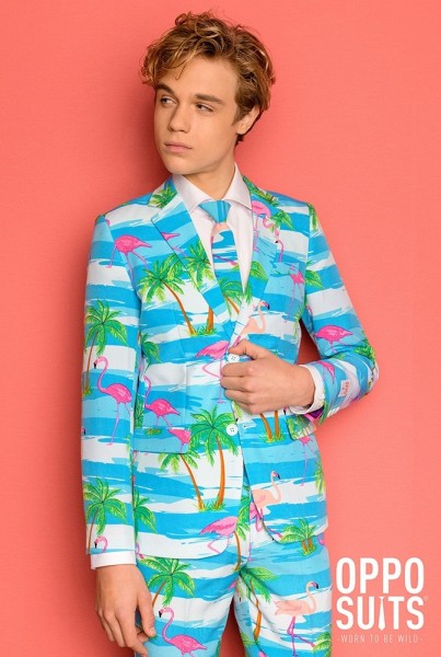 OppoSuits Anzug Teen Boys Flaminguy
