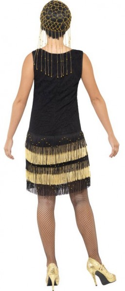 Schwarzes Charleston Kleid Mit Spitzenfront 3