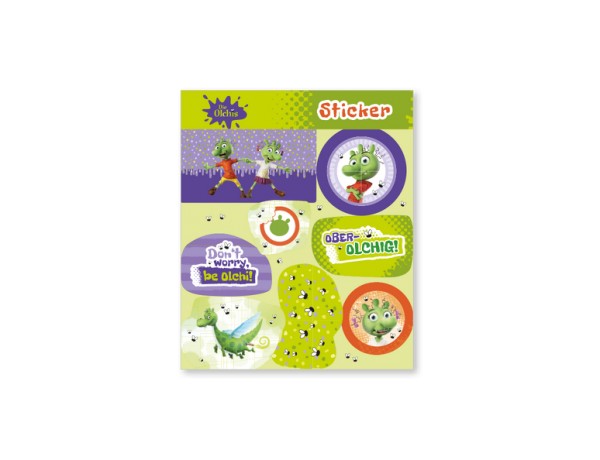 Die Olchis Sticker Bogen