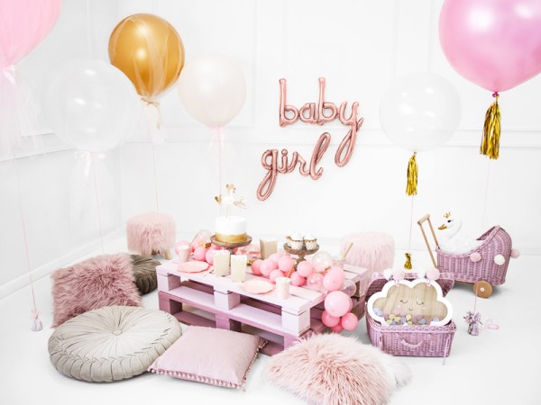 Baby Folienballon roségold 73,5 x 73,5cm 4