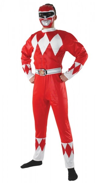 Red Ranger Kostüm für Herren