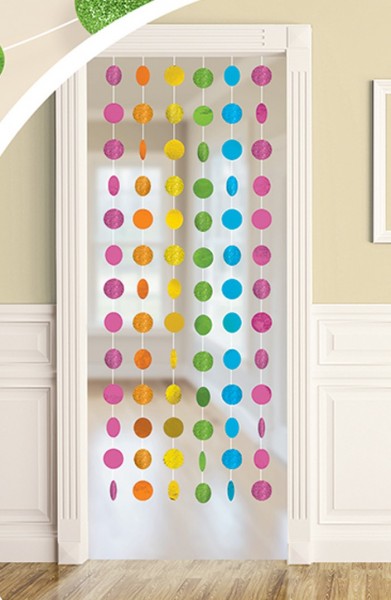 6 Deko-Hänger Sparkling Circles 213cm