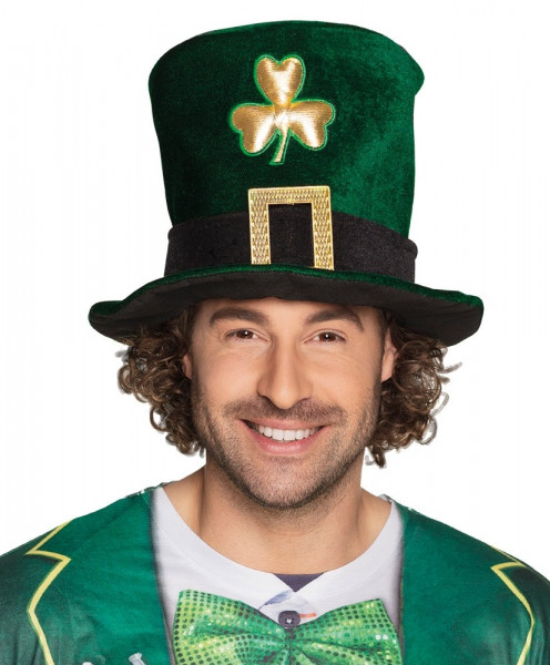 Edler Leprechaun Kleeblatt Zylinder