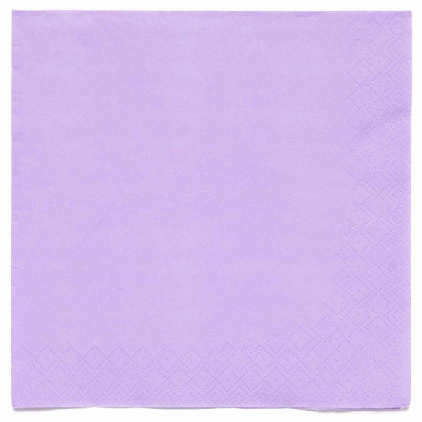 20 Lila Lavendel Eco Servietten 33cm