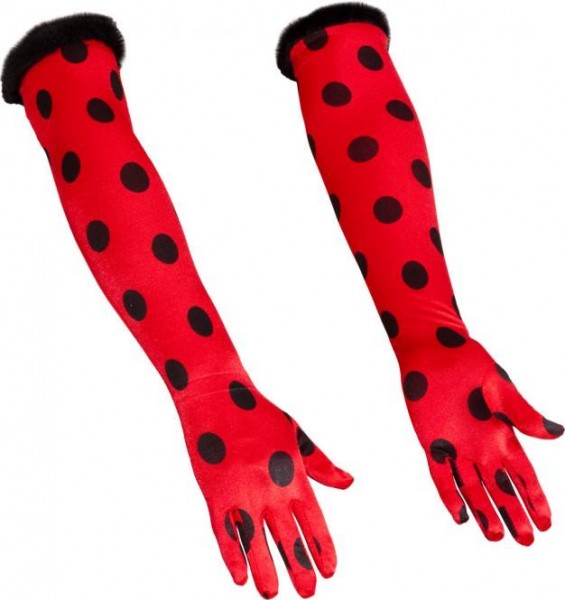 Lange Marienkäfer Handschuhe