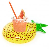 Aufblasbare Ananas Getränkehalter 18cm