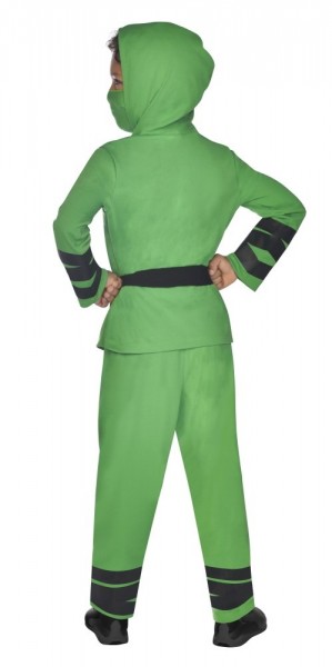Ninja barndräkt grön