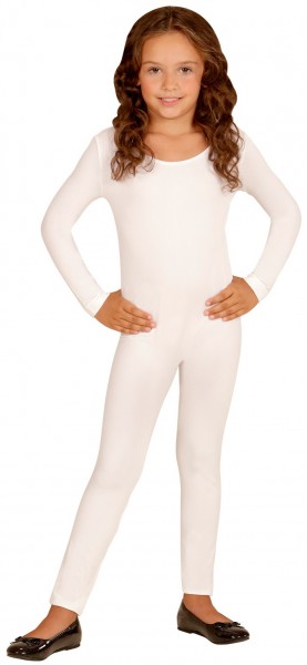 Langärmeliger Kinderbodysuit Weiß