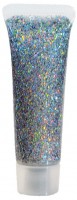 Silbrig-Buntes Glitzer-Gel