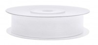25m Geschenkband Satinoptik white