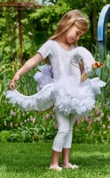 Sweet Schwanen Reiterkostüm für Kinder