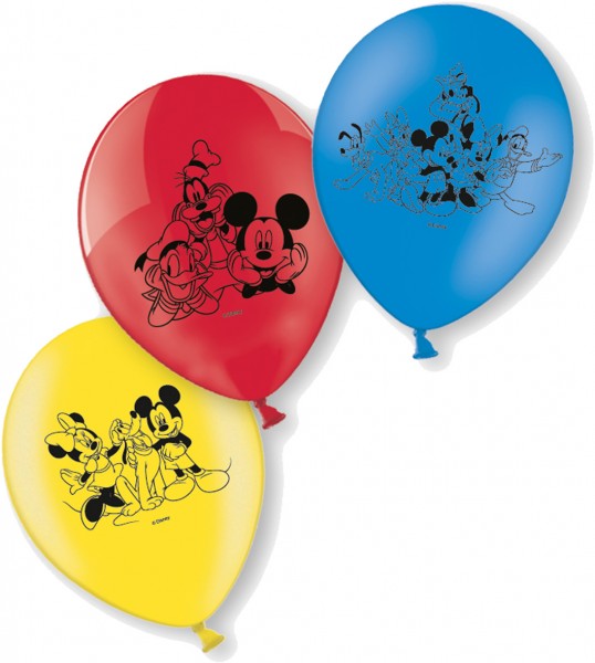 6 Mickey Mouse & Seine Freunde Luftballons 23cm