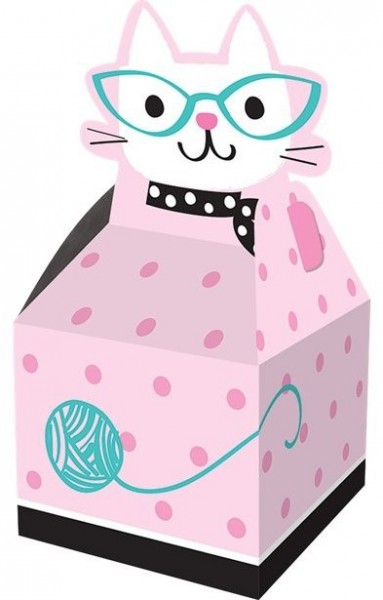 8 Katzen Hotel Geschenkboxen 23cm
