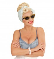 Vorschau: Rockabilly Perücke Leoparden Look