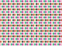 Buntes Rauten Geschenkpapier 2m x 70cm