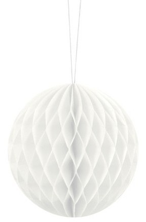 Wabenball Lumina weiß 10cm