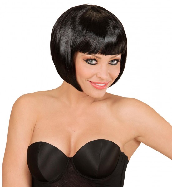 Bobby Schwarzer Bob Perücke 3