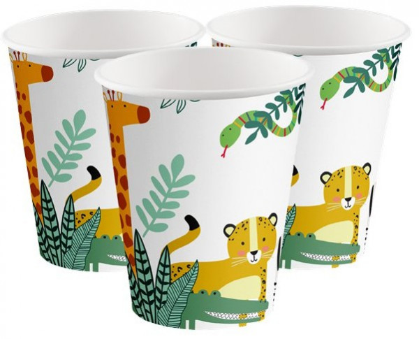 8 Wild Life Pappbecher 250ml