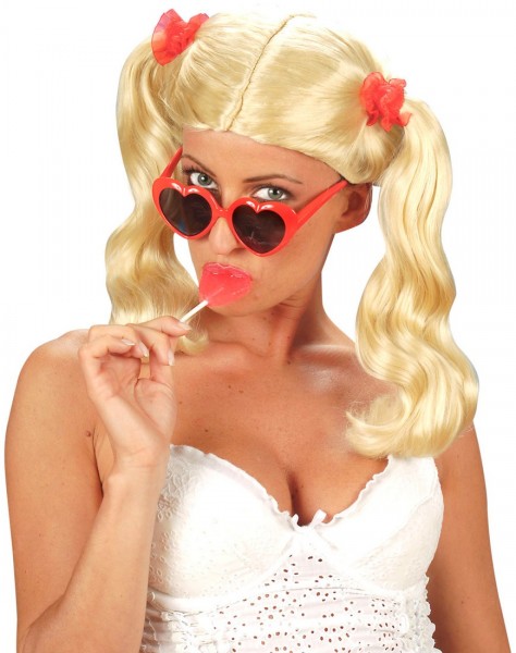Rote Herz Brille Lovie