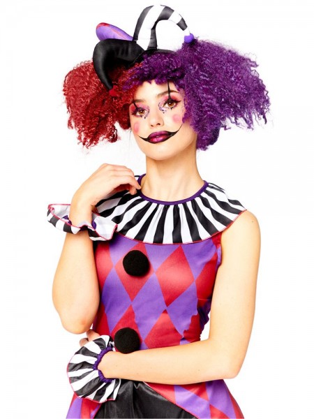 Violetta Harlekin Damenkostüm 2