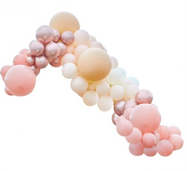 Premium Ballongirlande Sweet Peach