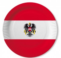 10 Österreich Pappteller Wien 23cm