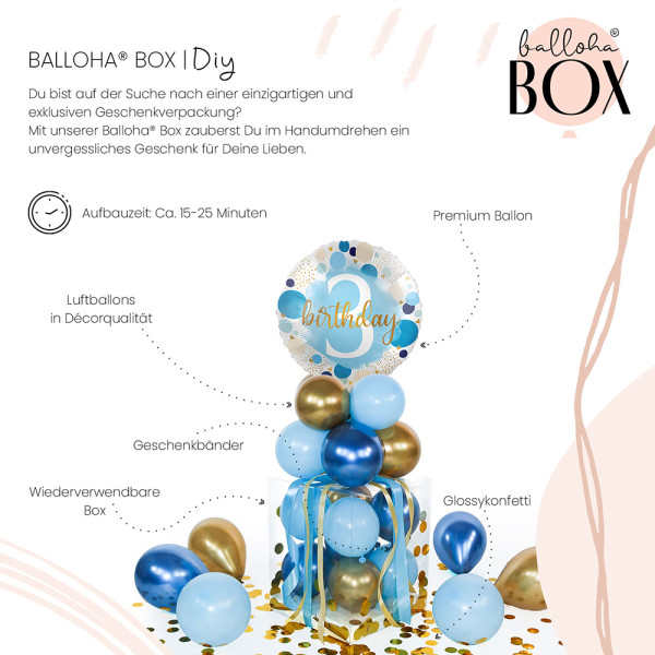 Balloha Geschenkbox DIY Lucky Three XL 3