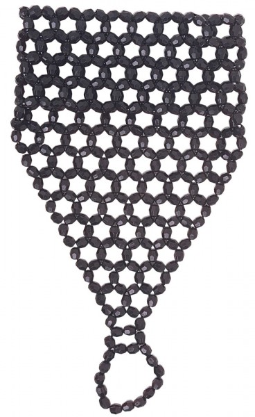 Elegantes Perlenarmband Schwarz