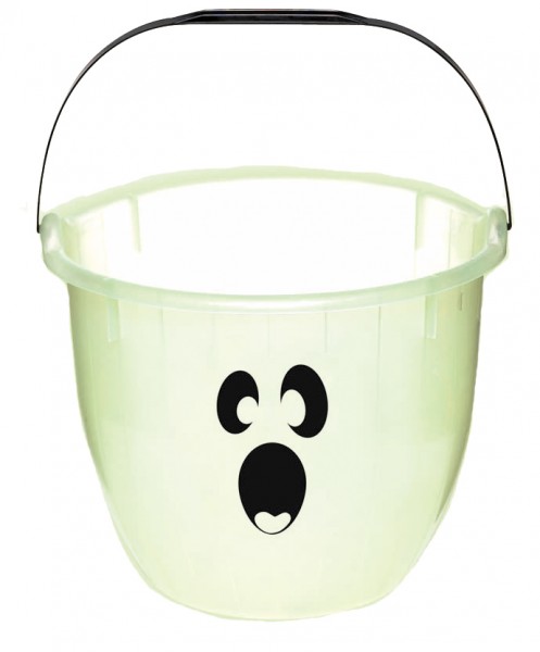 Leuchtender Halloween Süßigkeiten Eimer Kleines Gespenst Buh