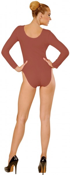 Klassischer Body Für Damen Braun 2