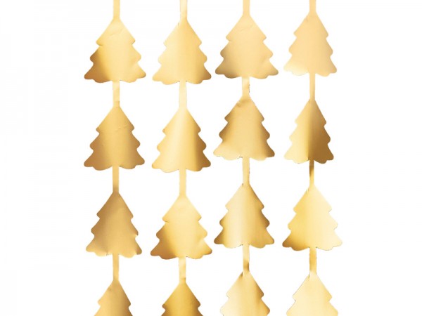 Goldener Tannenbaum Vorhang 1 x 2,45m 2