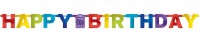 Rainbow Birthday Girlande 2,2m