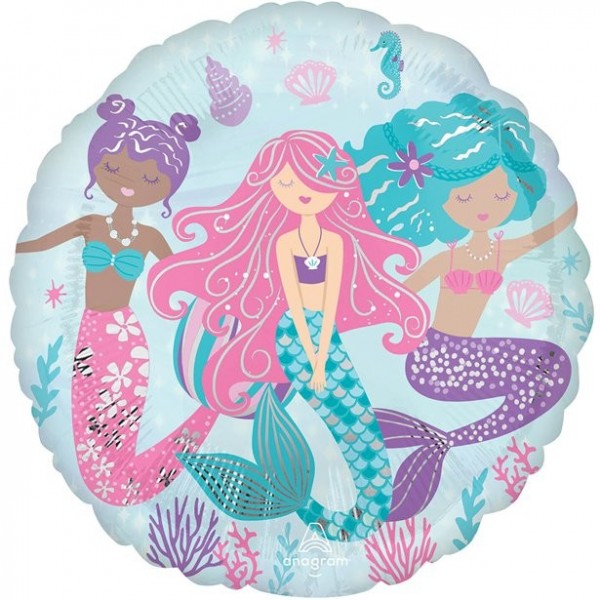 Meerjungfrauen Folienballon 43cm