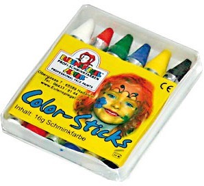 6 Farbige Schminkstifte