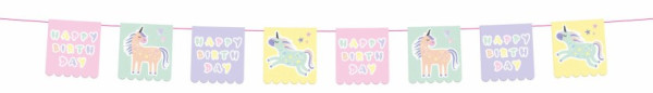 Glady Unicorn Wimpelkette 6m