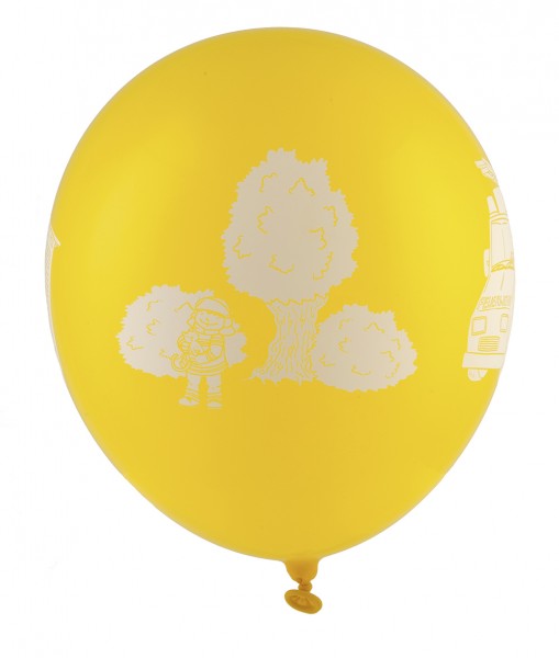 5er Set Feuerwehr Alarm Ballons 3