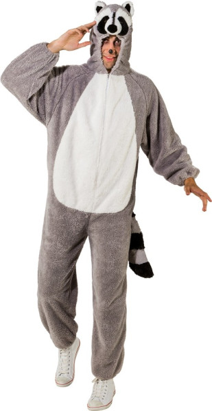 Waschbären Overall Freddy für Erwachsene