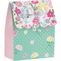 12 Florale Teeparty Geschenktüten