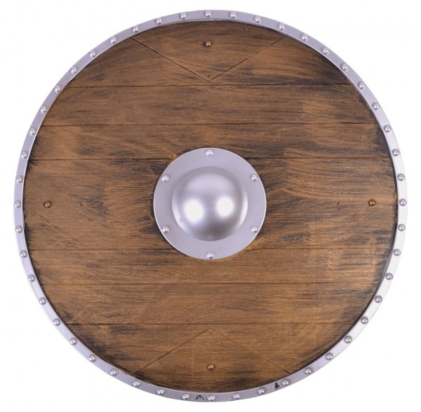 Brauner Wikinger Schild 45cm
