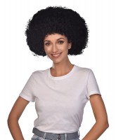 Vorschau: Schwarze Afro Perücke Groovy