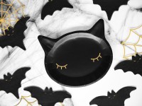 6 Boo Town Katzen Pappteller 22 x 20cm