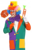 Klassisches Clown Make-Up Mit Nase