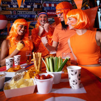 Vorschau: 10 Fußball Fan Pappbecher 210ml