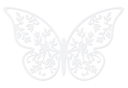 10 Schmetterlinge Papierdeko 6,5 cm