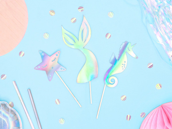 Mermaid Princess Tortendeko 3-teilig 5