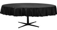 Kunststoff Tischdecke Juna schwarz 2,1m