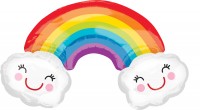 Folienballon Happy Rainbow 93 x 55cm