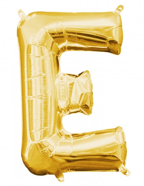 Mini Folienballon Buchstabe E gold 35cm