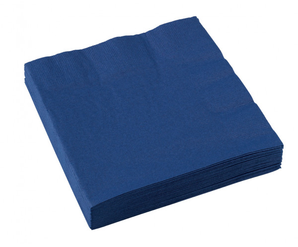 20er Set Partytime Papier Serviette Achat Blau